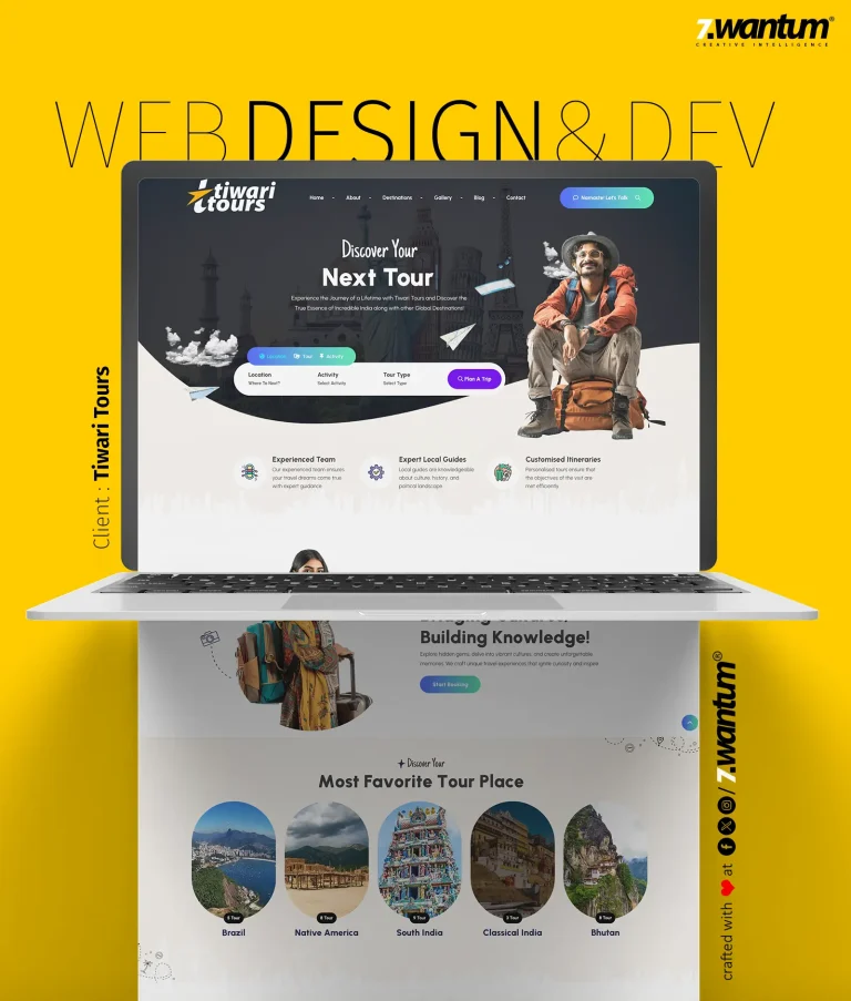 Travel Agency Website Design & Development