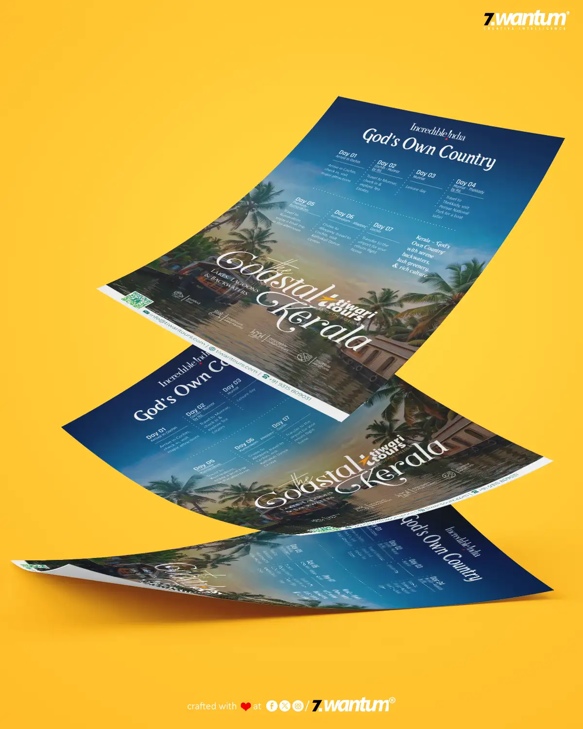 Zwantum Flyer Design Tiwari Tours